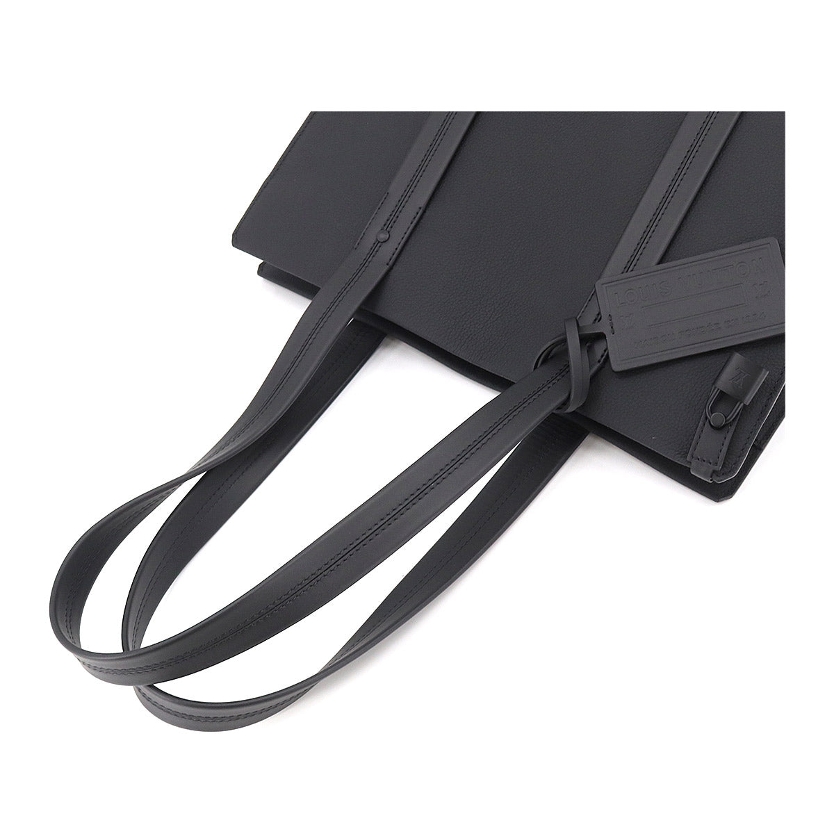 Louis Vuitton Aerogram Tote Bag Leather Black