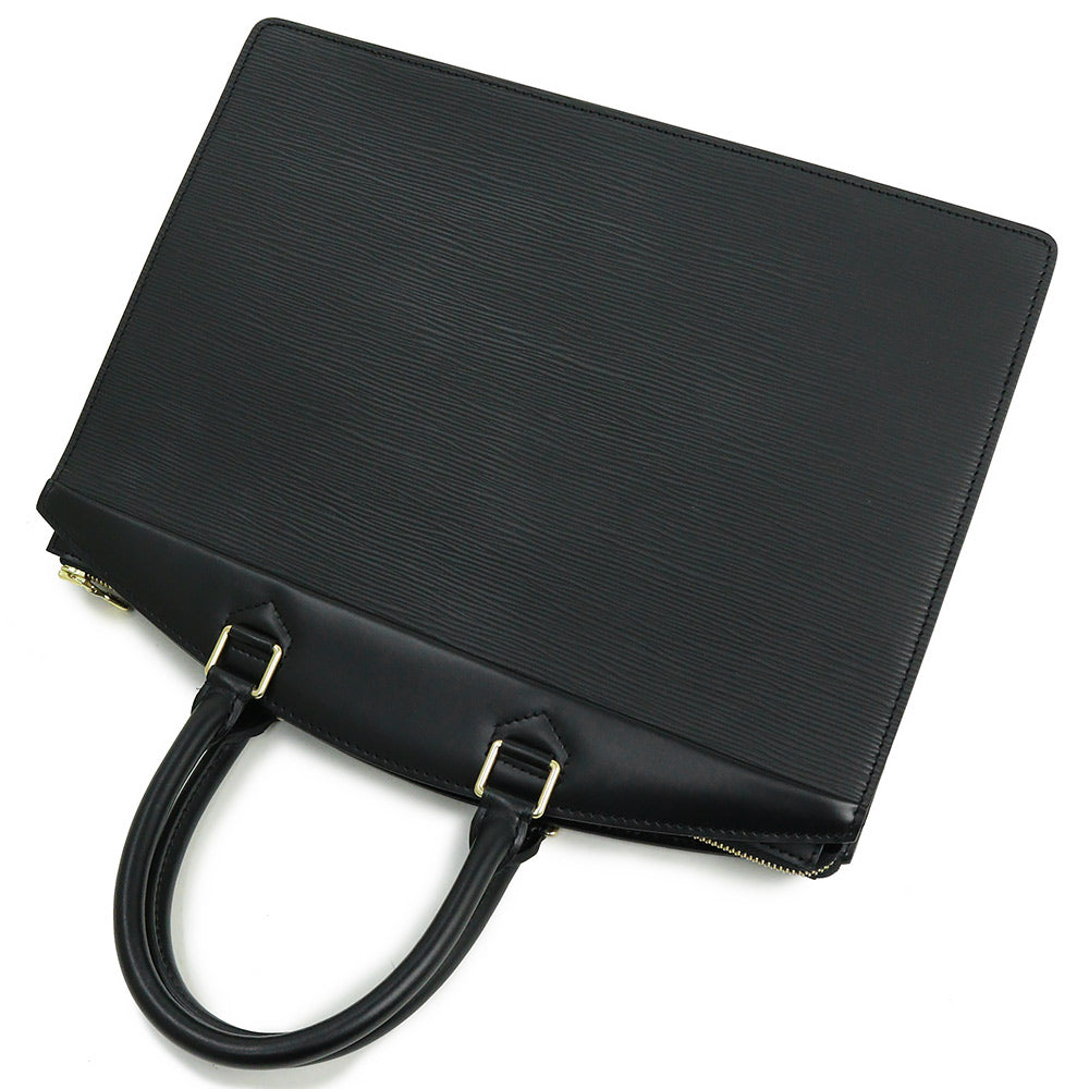 Louis Vuitton Riviera Handbag Epi Leather Noir Black