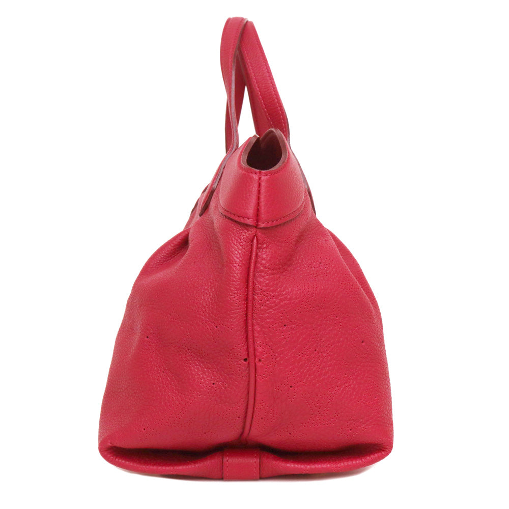 Louis Vuitton Mahina Leather Cirrus PM Shoulder Bag Red