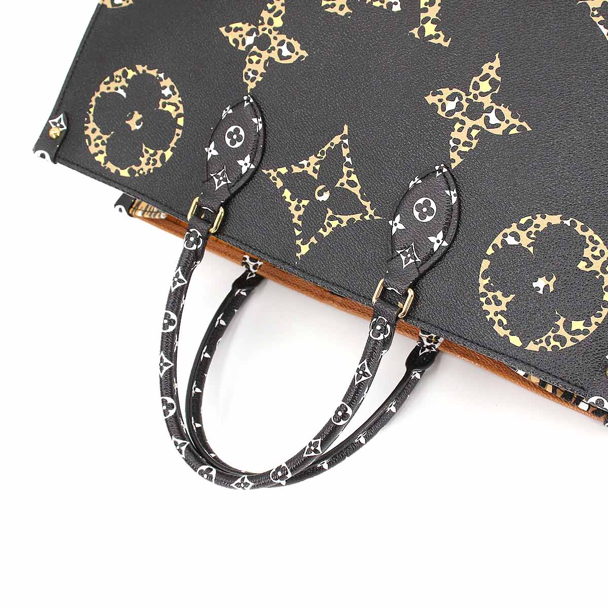Louis Vuitton Monogram Jungle OnTheGo GM Tote Shoulder Bag Noir
