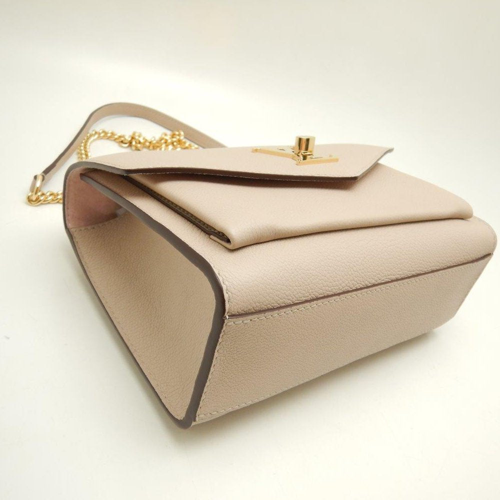 Louis Vuitton My Lock Me Chain Shoulder Bag Calf Greige