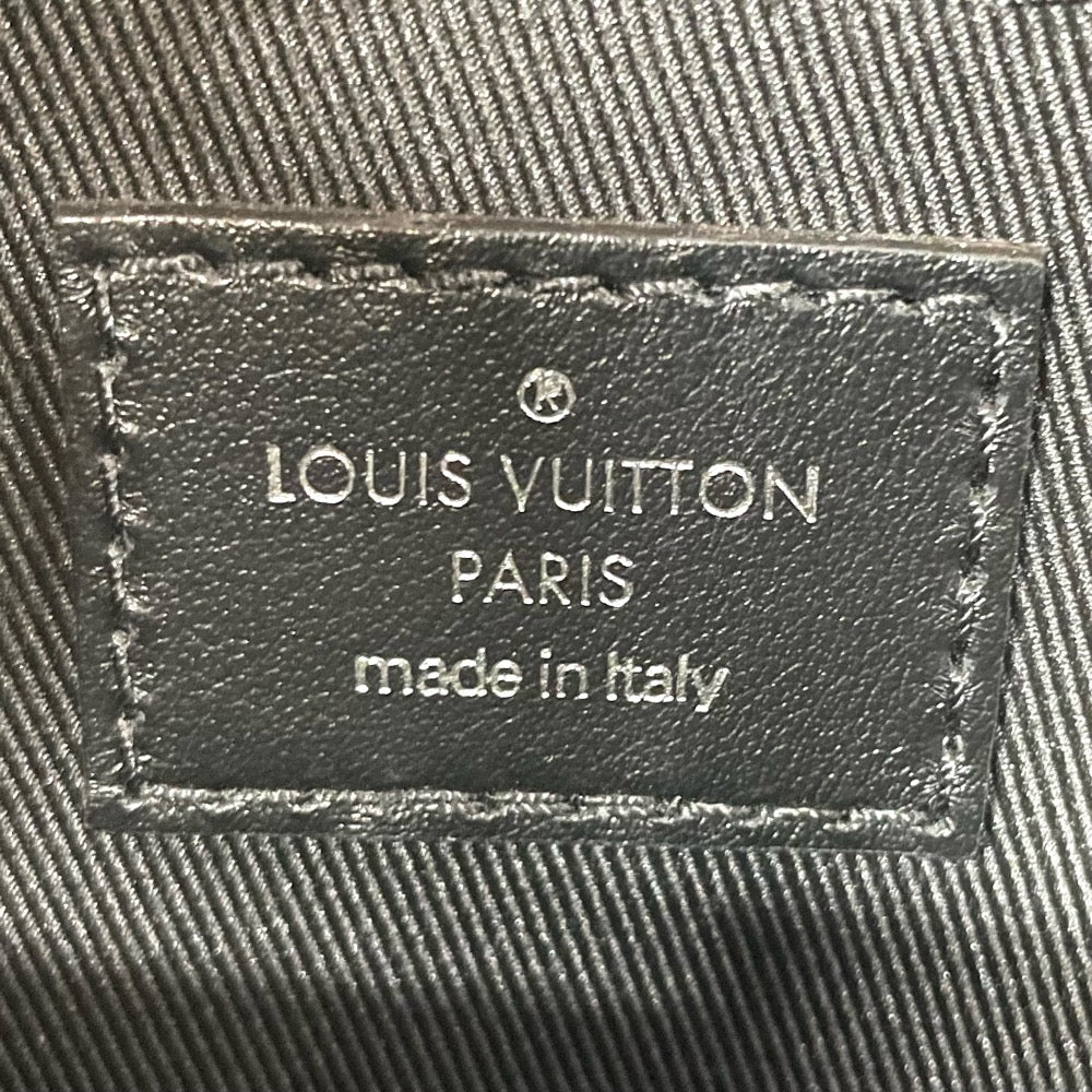 Louis Vuitton Monogram Eclipse Sac Plat Mini Shoulder Bag Black