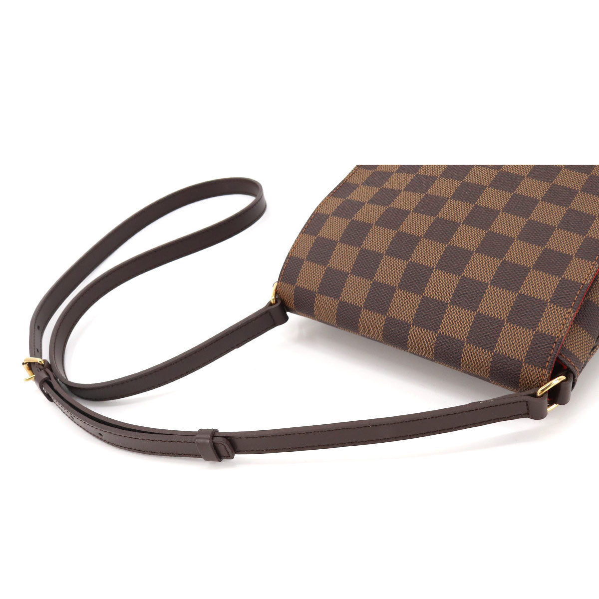 Louis Vuitton Damier M tte Salsa Long Shoulder Bag Ebene Gold Hardware