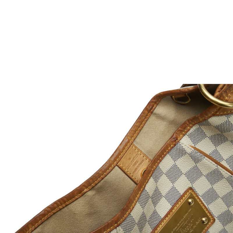 Louis Vuitton Damier Azur Galliera PM Shoulder Bag White