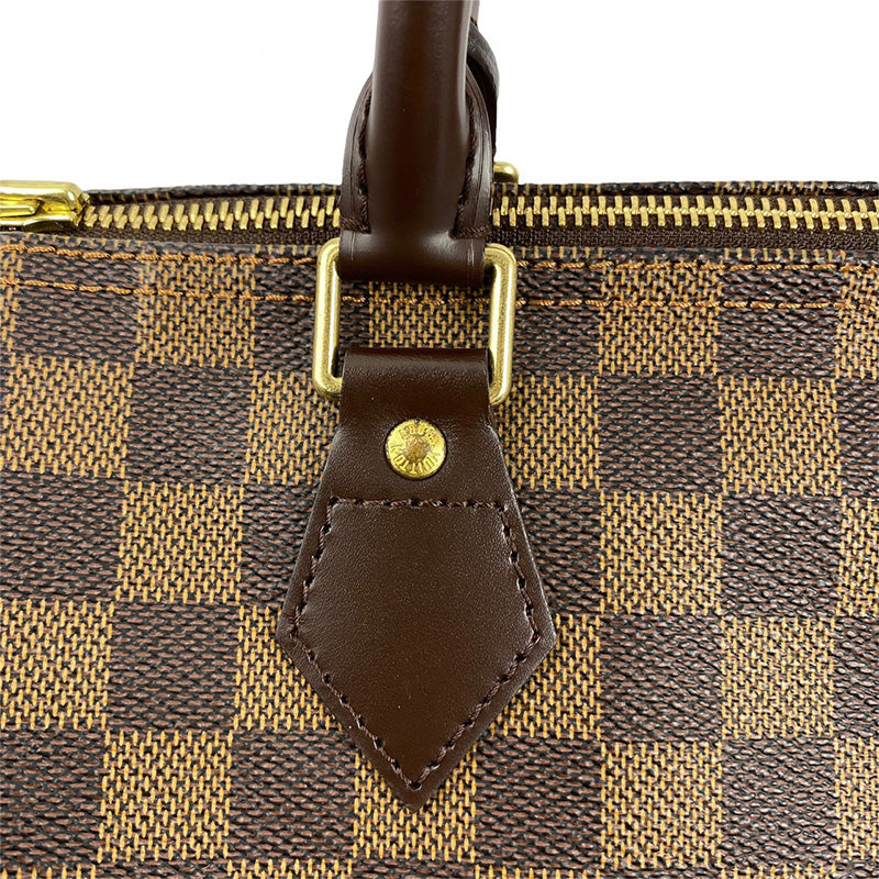 Louis Vuitton Speedy Boston Bag Damier Ebene Canvas Brown