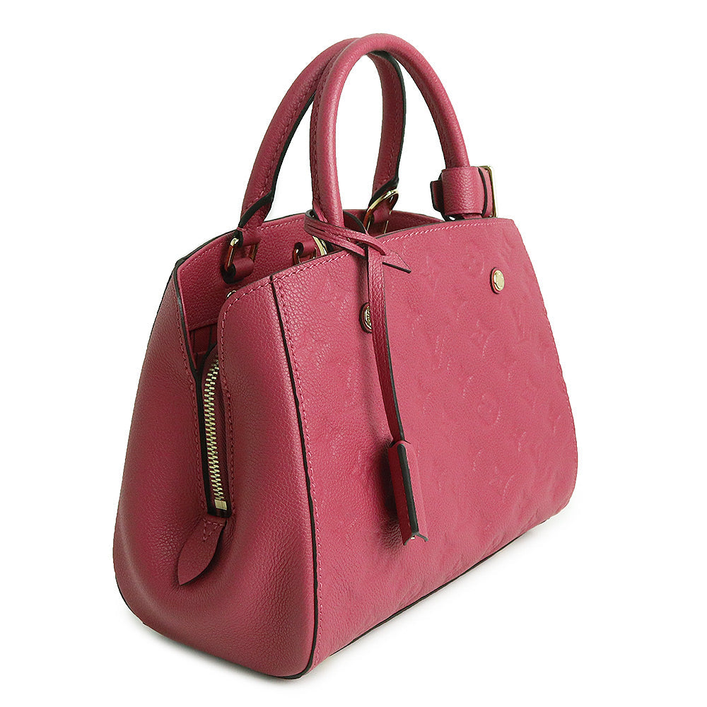 Louis Vuitton Monogram Emplant Montaigne BB 2 Way Diagonal Shoulder Handbag