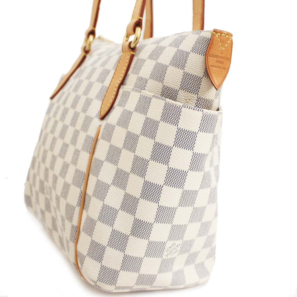 Louis Vuitton Totally PM Damier Azur Tote Bag White