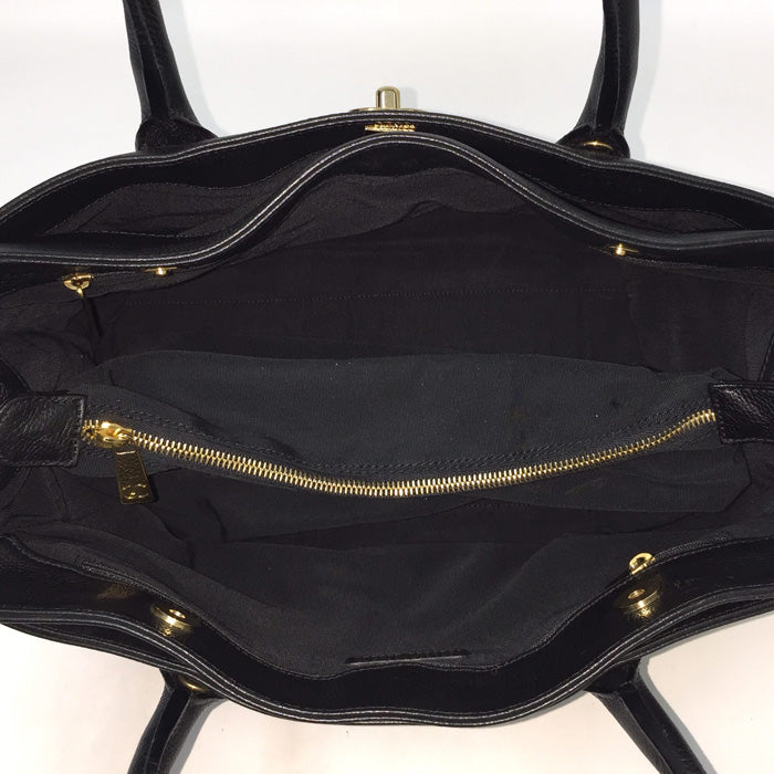 Chanel Caviar Skin Executive 2way Tote Bag Black