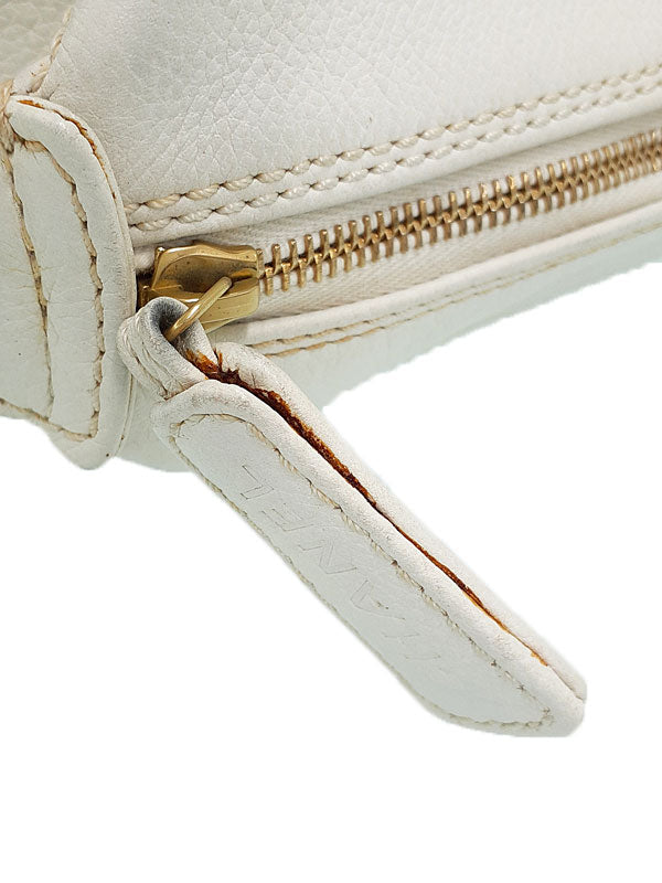 Chanel Coco Mark Shoulder Bag White