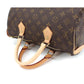 Louis Vuitton Monogram Speedy 30 HandBag Brown Gold Hardware