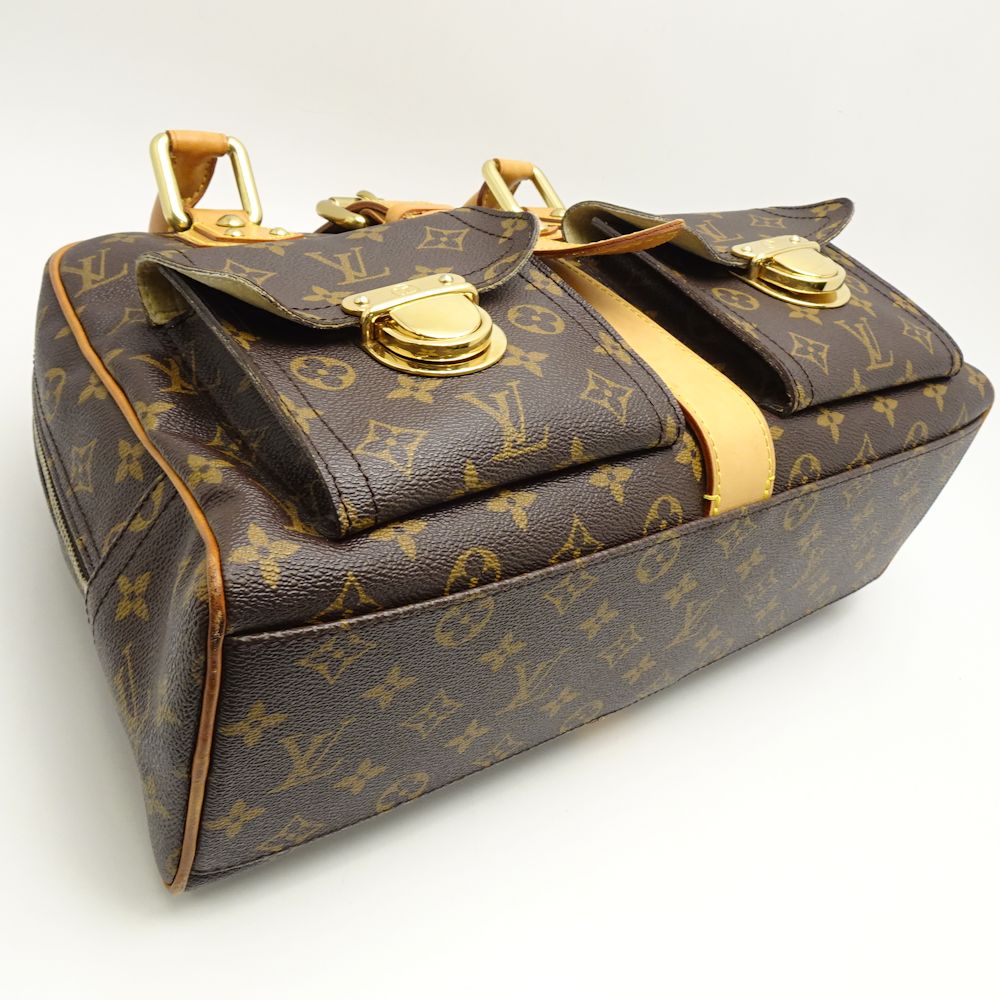 Louis Vuitton Monogram Manhattan GM Brown Handbag