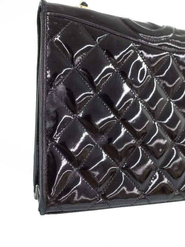 Chanel Matelasse Chain Shoulder Bag Black