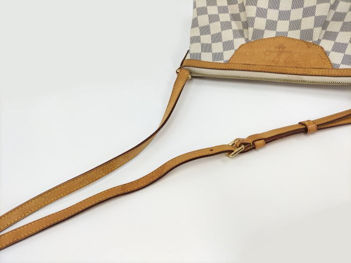 Louis Vuitton Shoulder Bag Siracusa PM Damier Azur