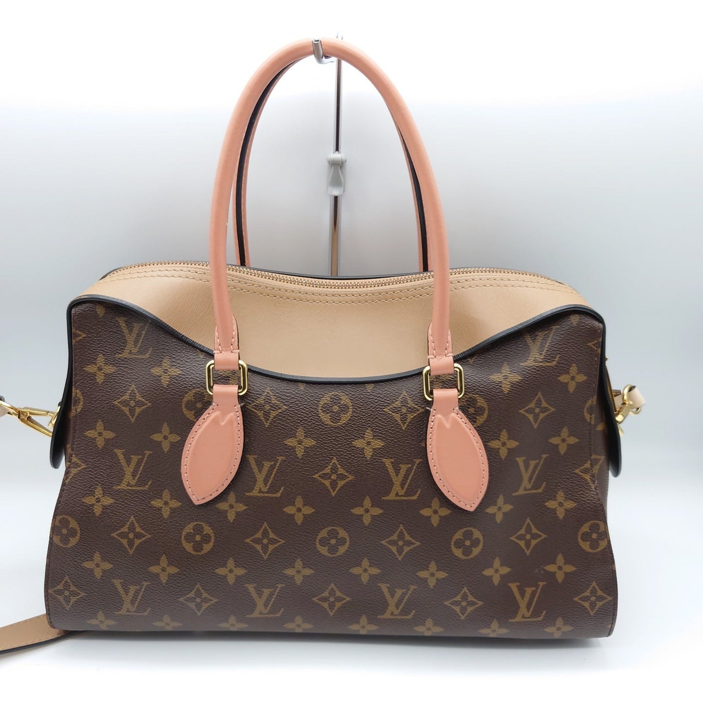 Louis Vuitton Tuileries Tote Handbag Shoulder Bag Monogram Brown
