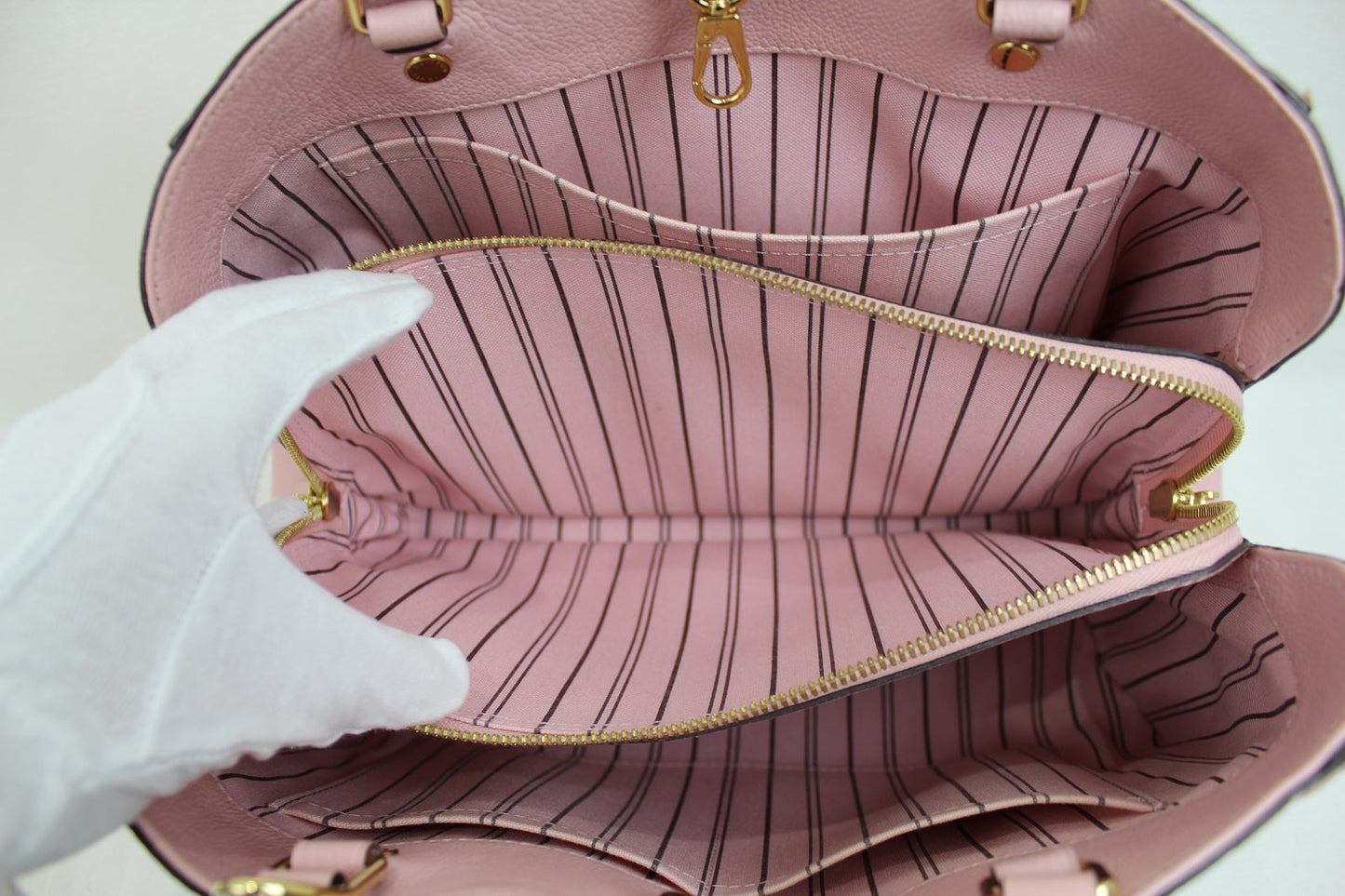 Louis Vuitton Montaigne MM Rose Ballerine Pink Monogram