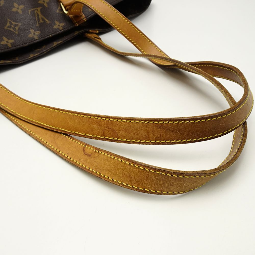 Louis Vuitton Monogram Sac Shopping Tote Brown Shoulder Bag
