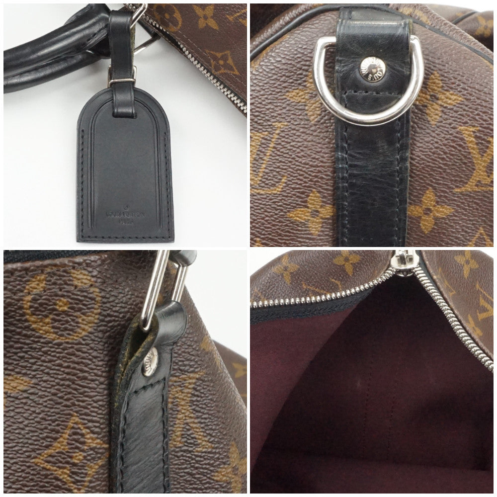 Louis Vuitton Keepall 45 Bandouliere Monogram Macassar Brown