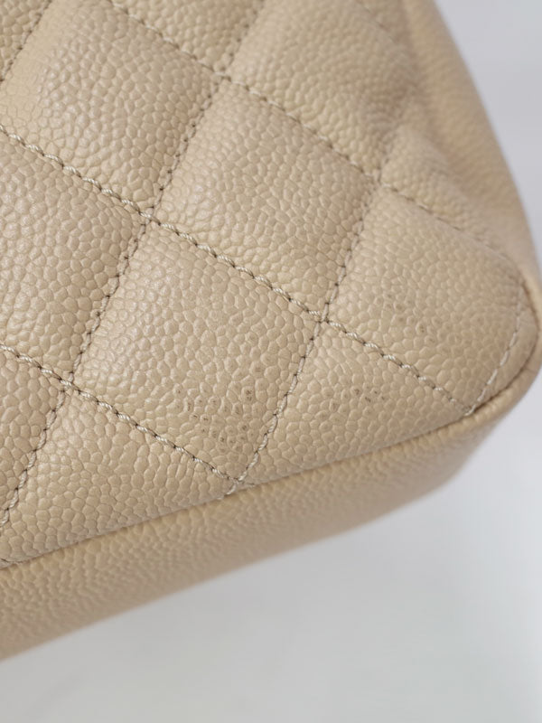 Chanel Matelasse Chain Shoulder Bag beige