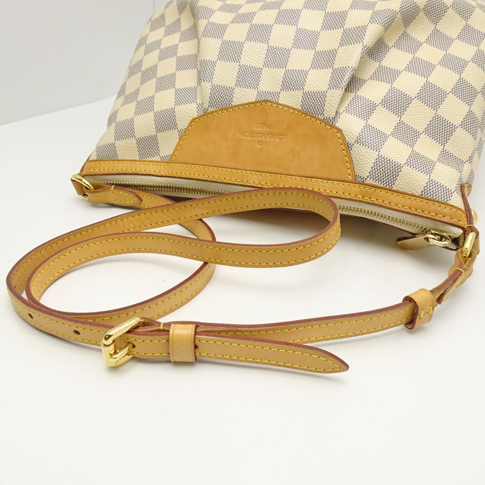 Louis Vuitton Damier Azur Siracusa PM Diagonal Shoulder Bag
