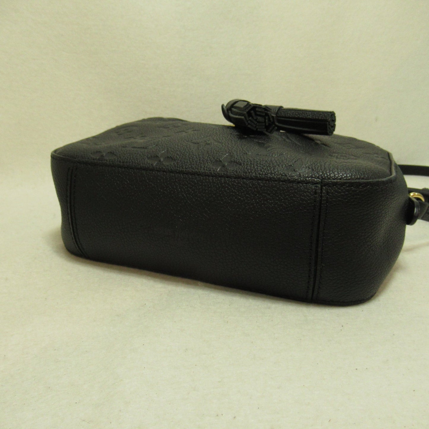 Louis Vuitton Saintonge Shoulder Bag  Monogram Implant Black
