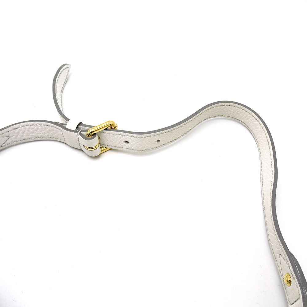 Louis Vuitton Shoulder Bag Mahina XS Bron White