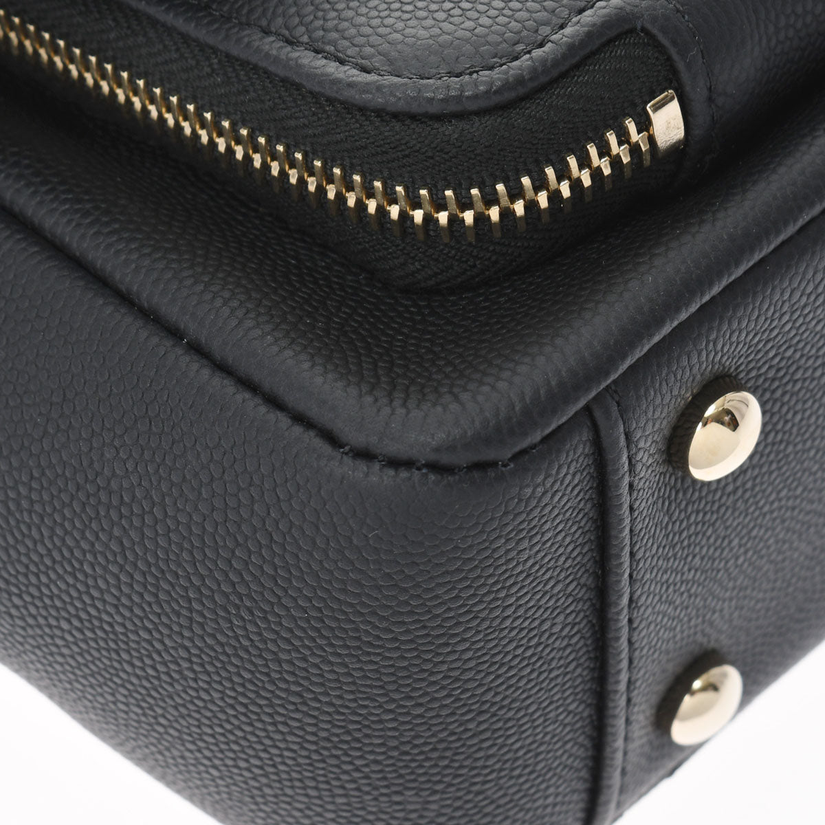 Chanel Matelasse Affinity S Black gold Hardware Grained Calfskin Handbag