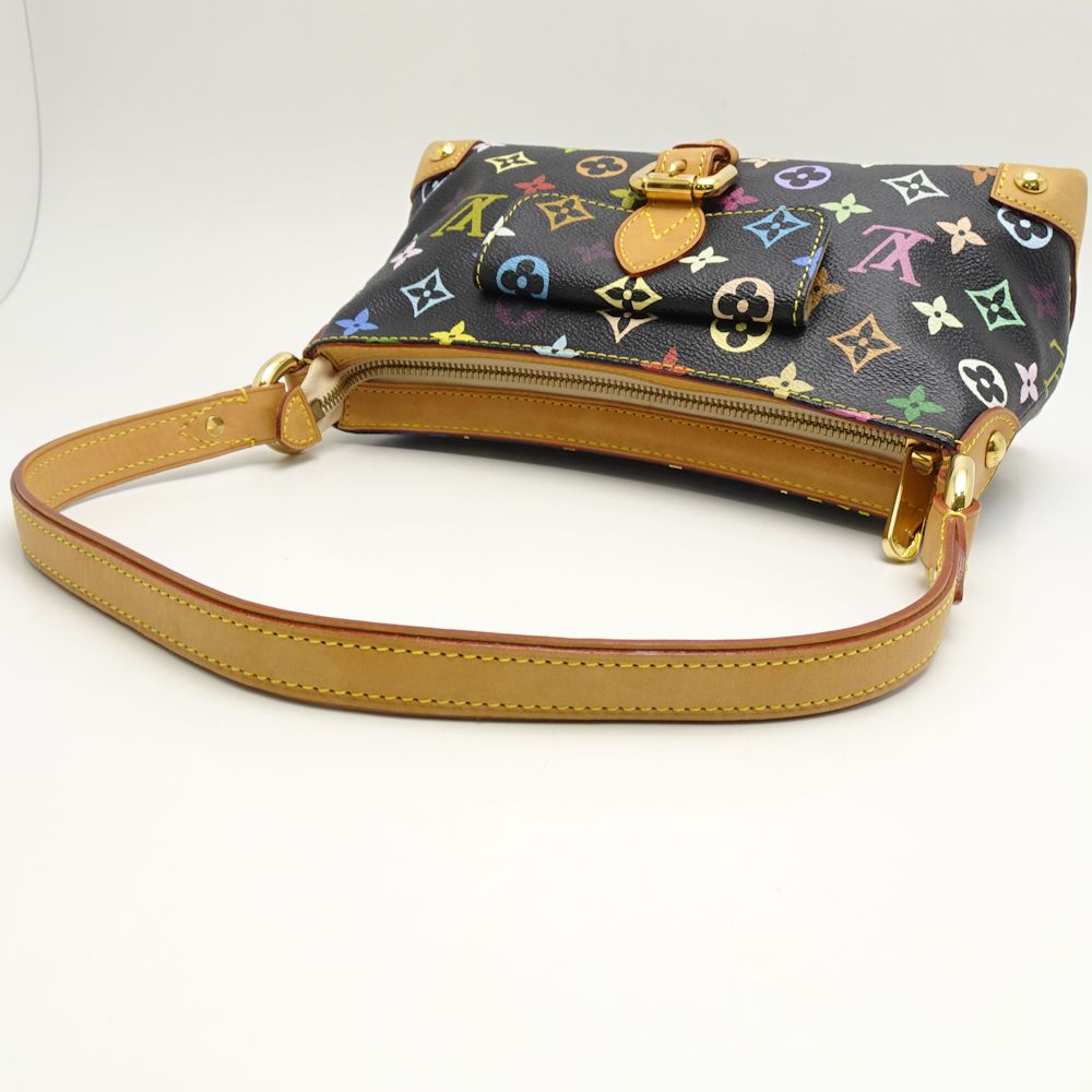 Louis Vuitton Multicolor Eliza Noir Semi-Shoulder Bag Black