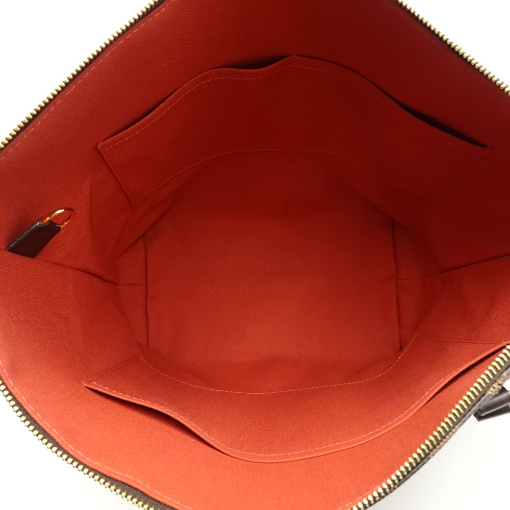 Louis Vuitton Damier Totally MM Ebene Shoulder Bag Brown