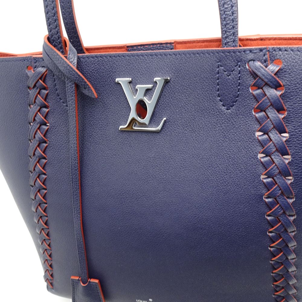 Louis Vuitton LockMe Tote Calf Marine Rouge