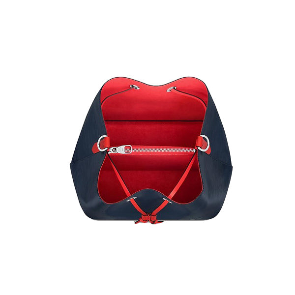 Louis Vuitton Noe Epi Shoulder Bag Black Red