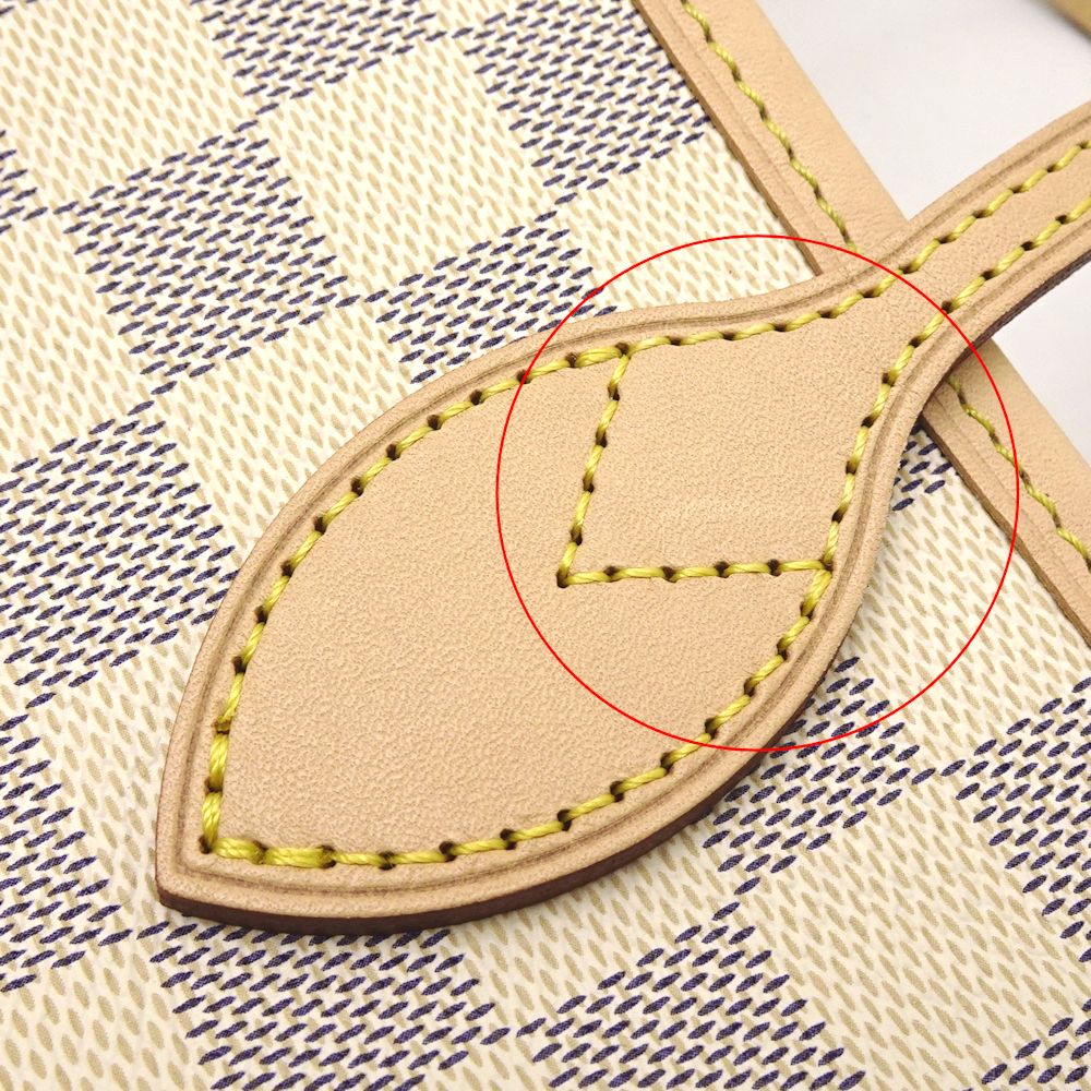 Louis Vuitton  Damier Azur Neverfull MM Rose Ballerine Tote Bag