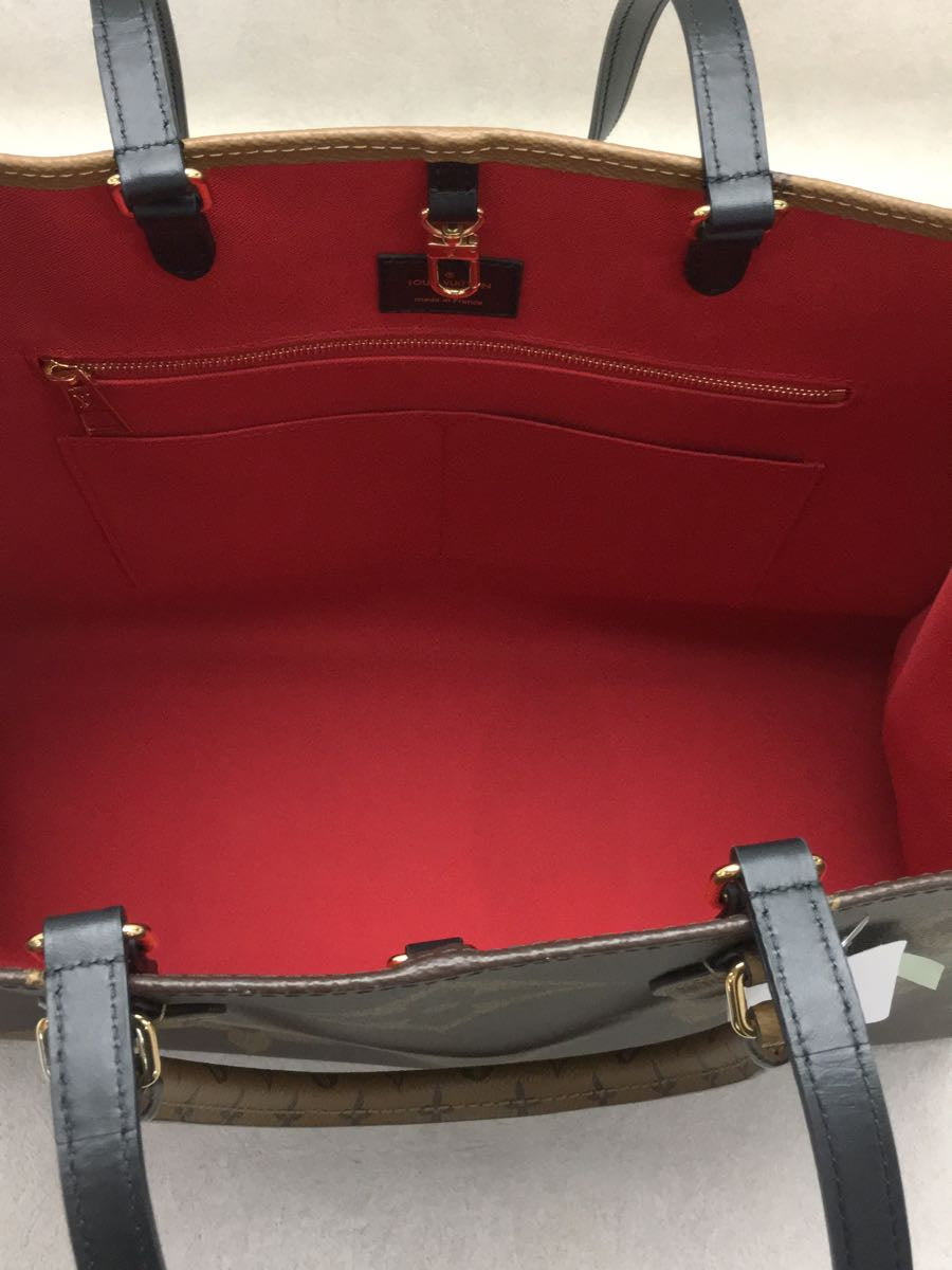 Louis Vuitton On The Go Gm Monogram Tote Bag Pvc Brown