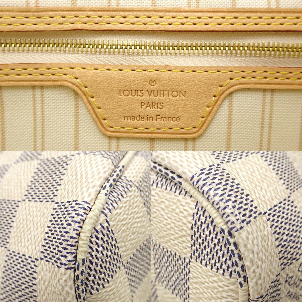 Louis Vuitton Damier Azur Neverfull PM Tote Bag