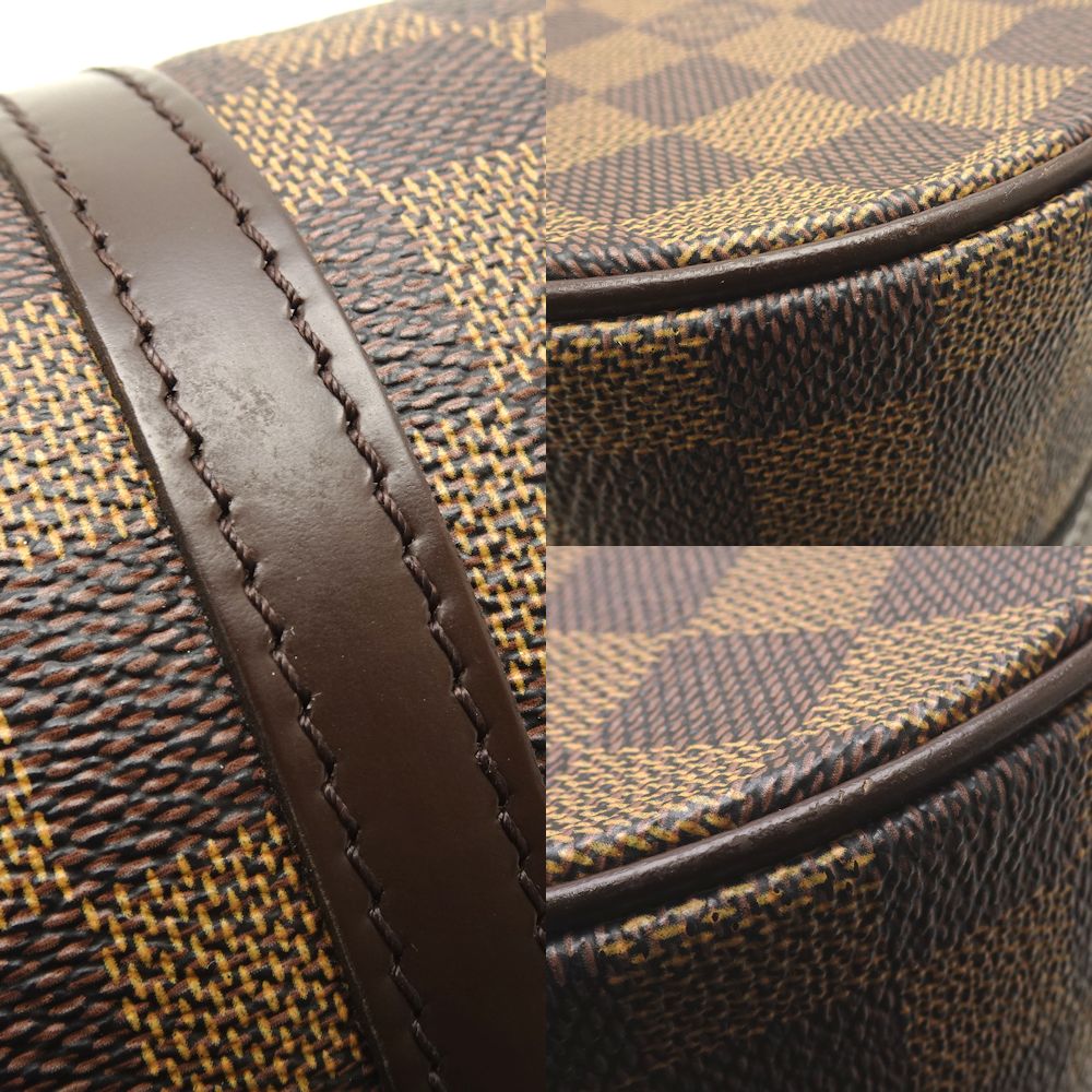 Louis Vuitton Damier Papillon PM Ebene Handbag Brown