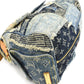 Louis Vuitton Speedy 30 Handbag Monogram Denim Patchwork Blue