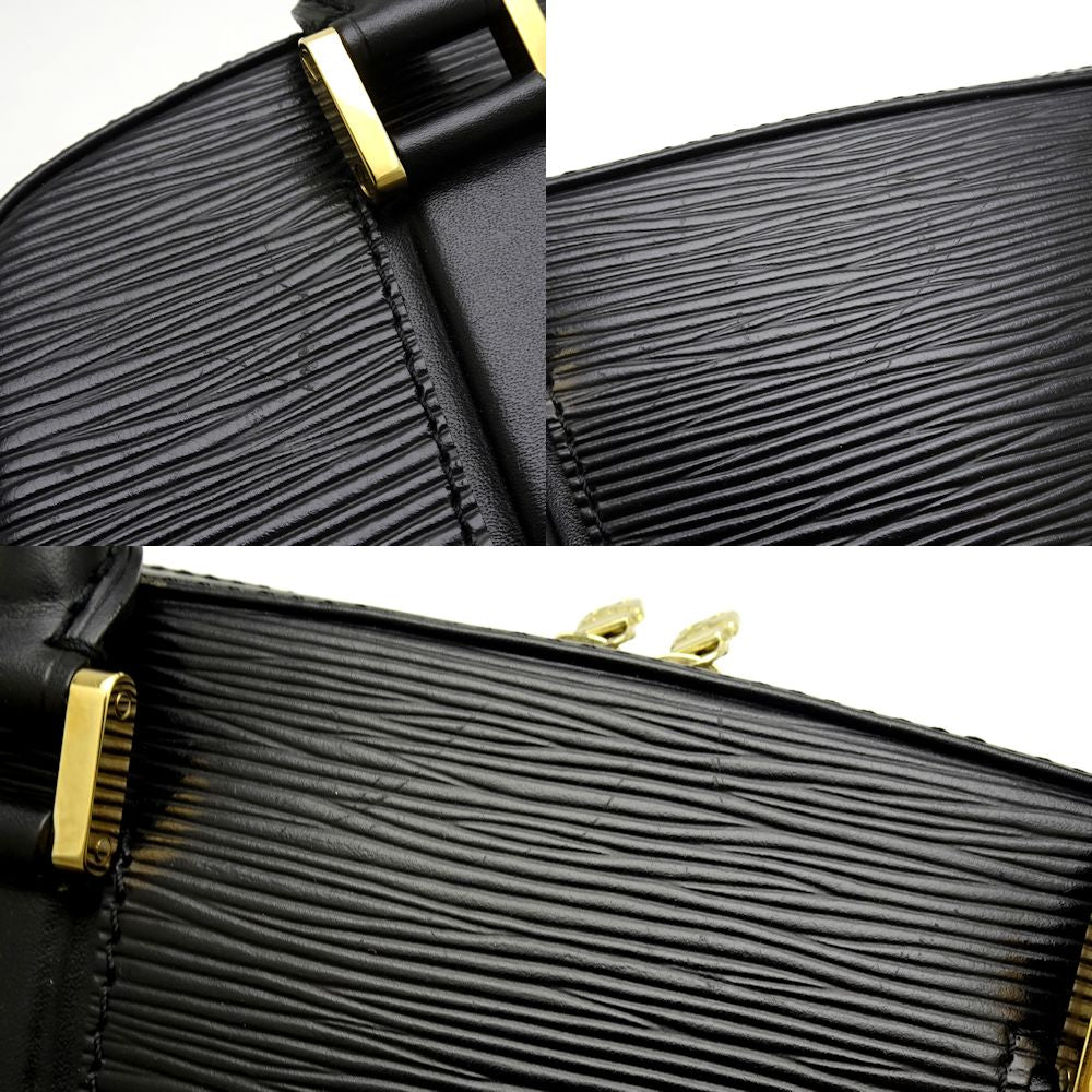 Louis Vuitton Epi Sablon Noir Handbag Black