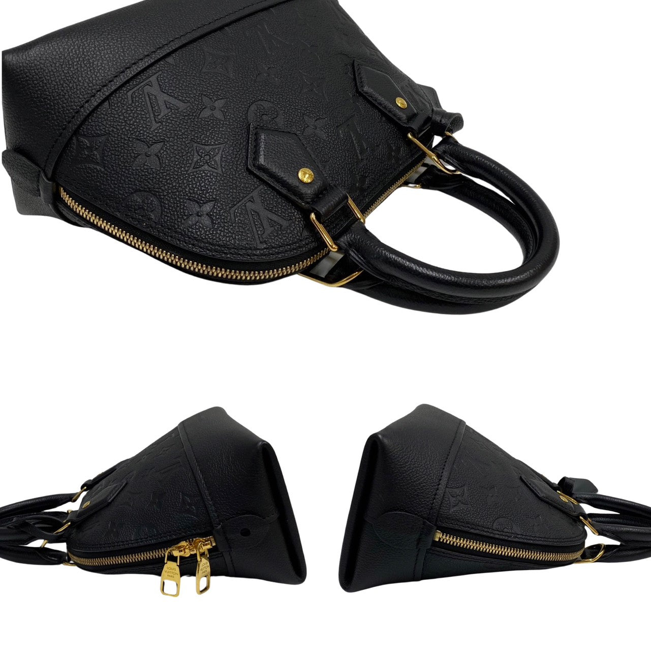 Louis Vuitton Neo Alma BB Empreinte Shoulder Bag Black