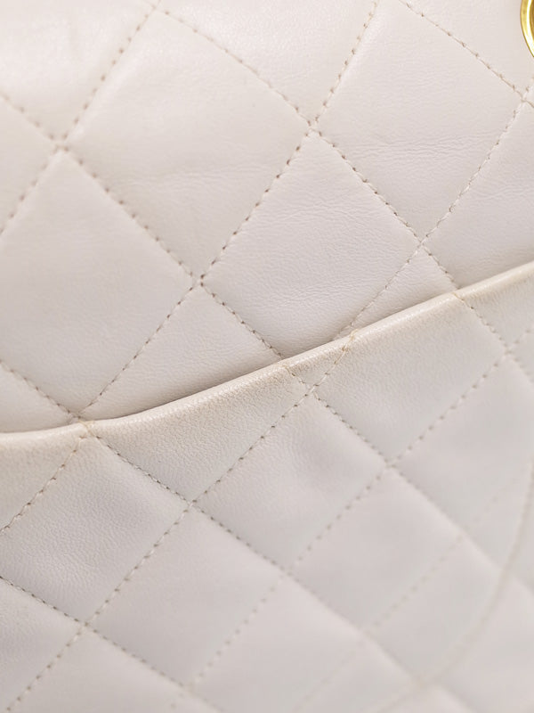 Chanel Matelasse Chain Shoulder Bag White