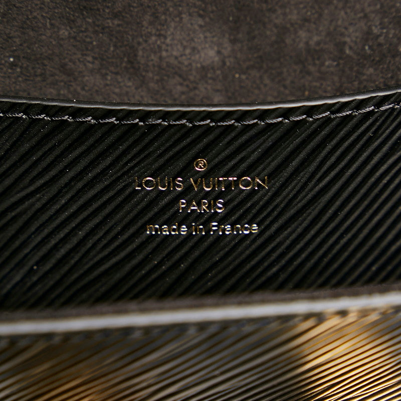 Louis Vuitton Epi Twist MM Chain Shoulder Bag Noir Black