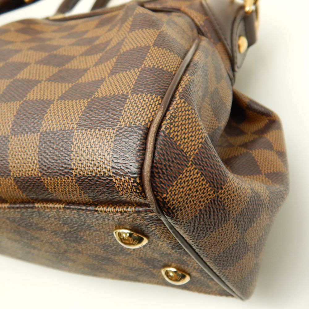 Louis Vuitton Damier Trevi PM Ebene 2WAY Bag Brown