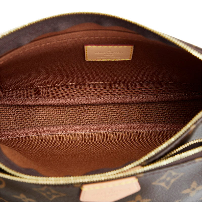 Louis Vuitton Multi Pochette Accessoire Shoulder Bag Rose Claire Brown