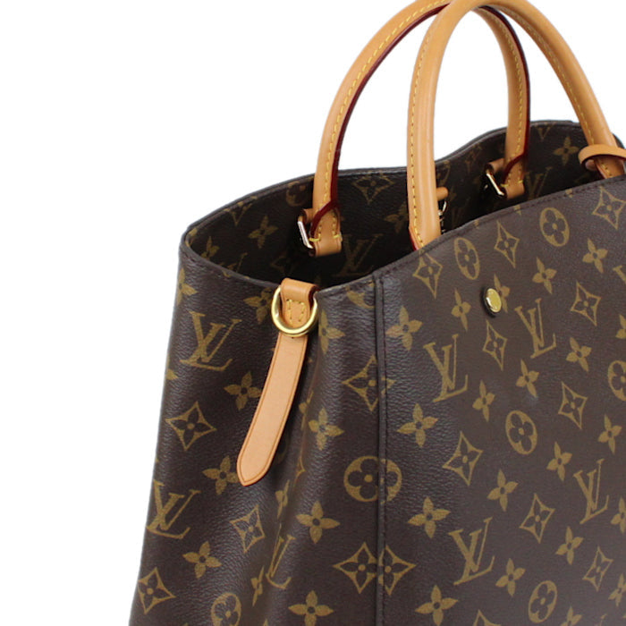 Louis Vuitton Monogram Brown Montaigne GM Handbag Shoulder Bag