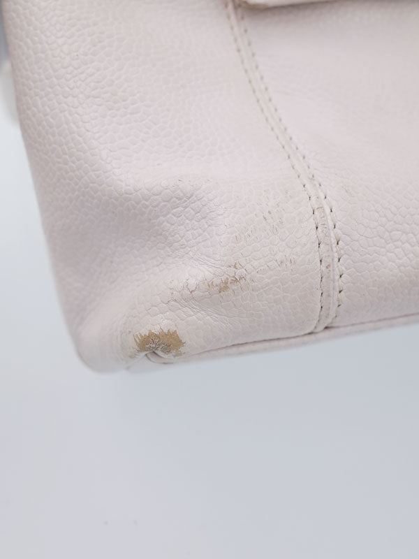 Chanel Coco Mark Shoulder Bag White