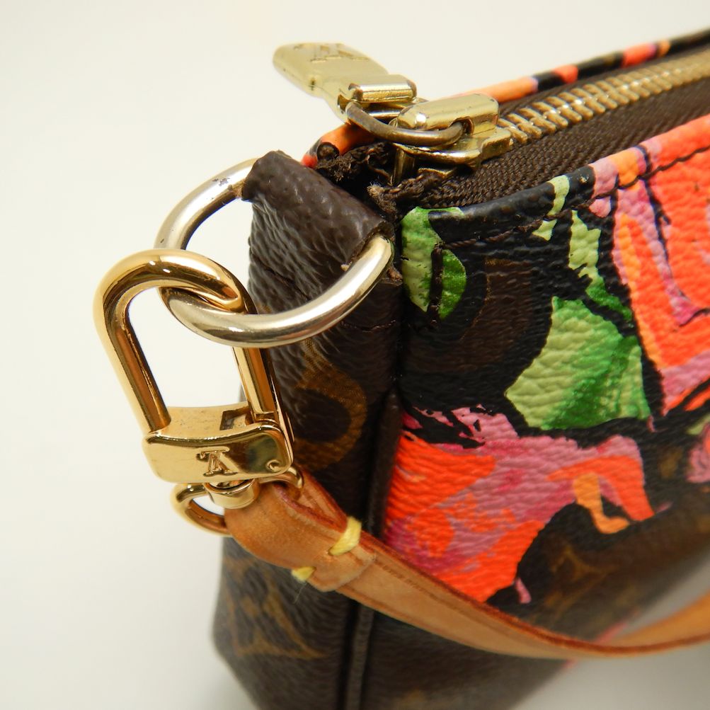 Louis Vuitton Monogram Rose Pochette Accessoire Brown Accessory Pouch