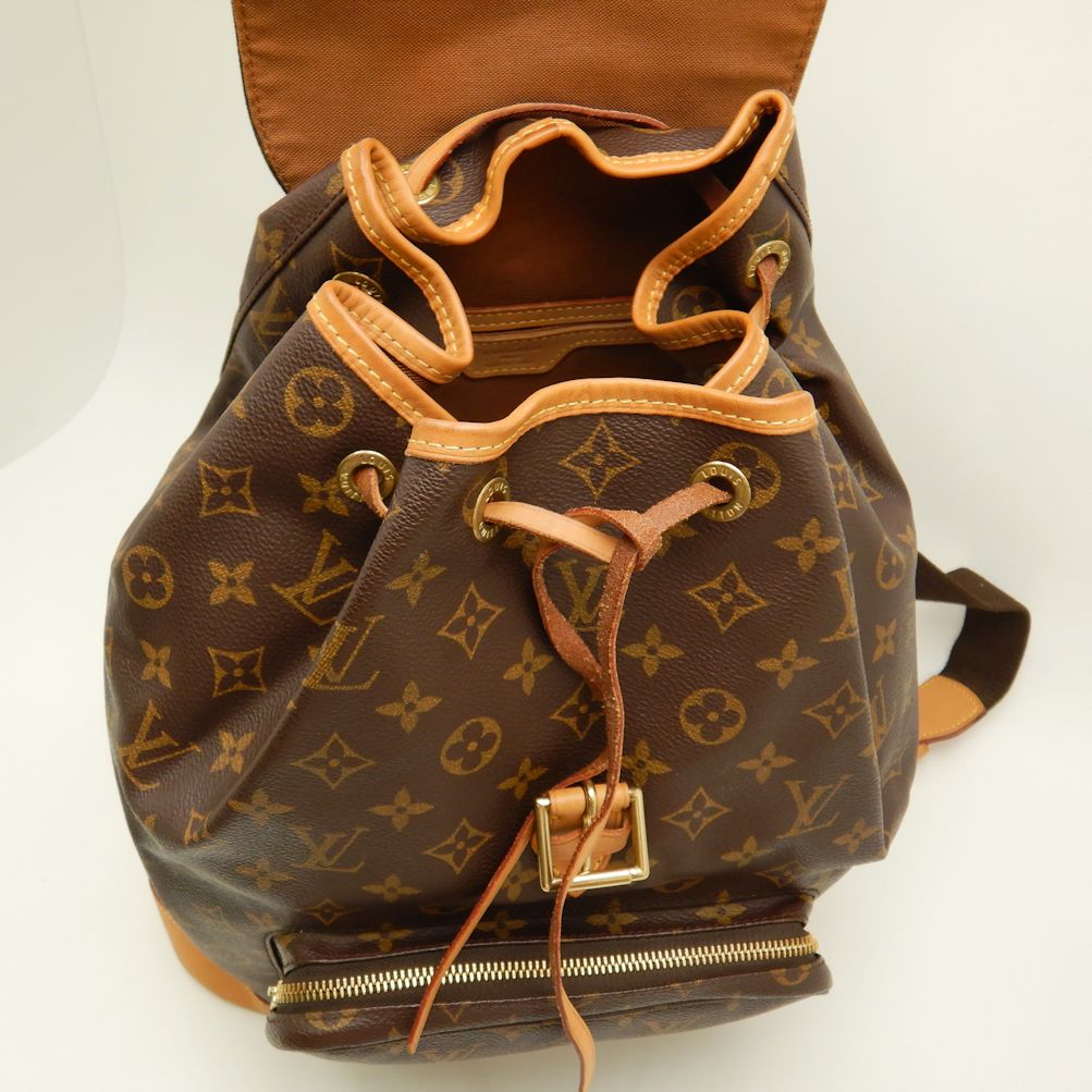 Louis Vuitton Monogram Montsouris GM Brown Backpack