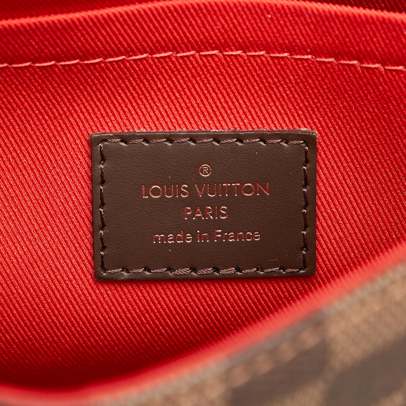 Louis Vuitton Damier Croisette PM Shoulder Bag Brown