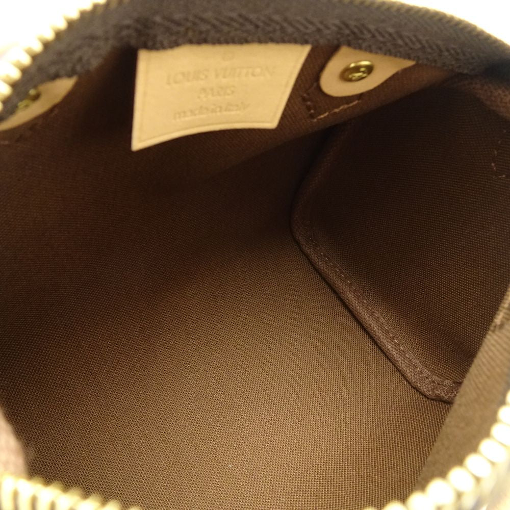 Louis Vuitton Monogram Nano Speedy Brown Mini Bag Diagonal Hanging