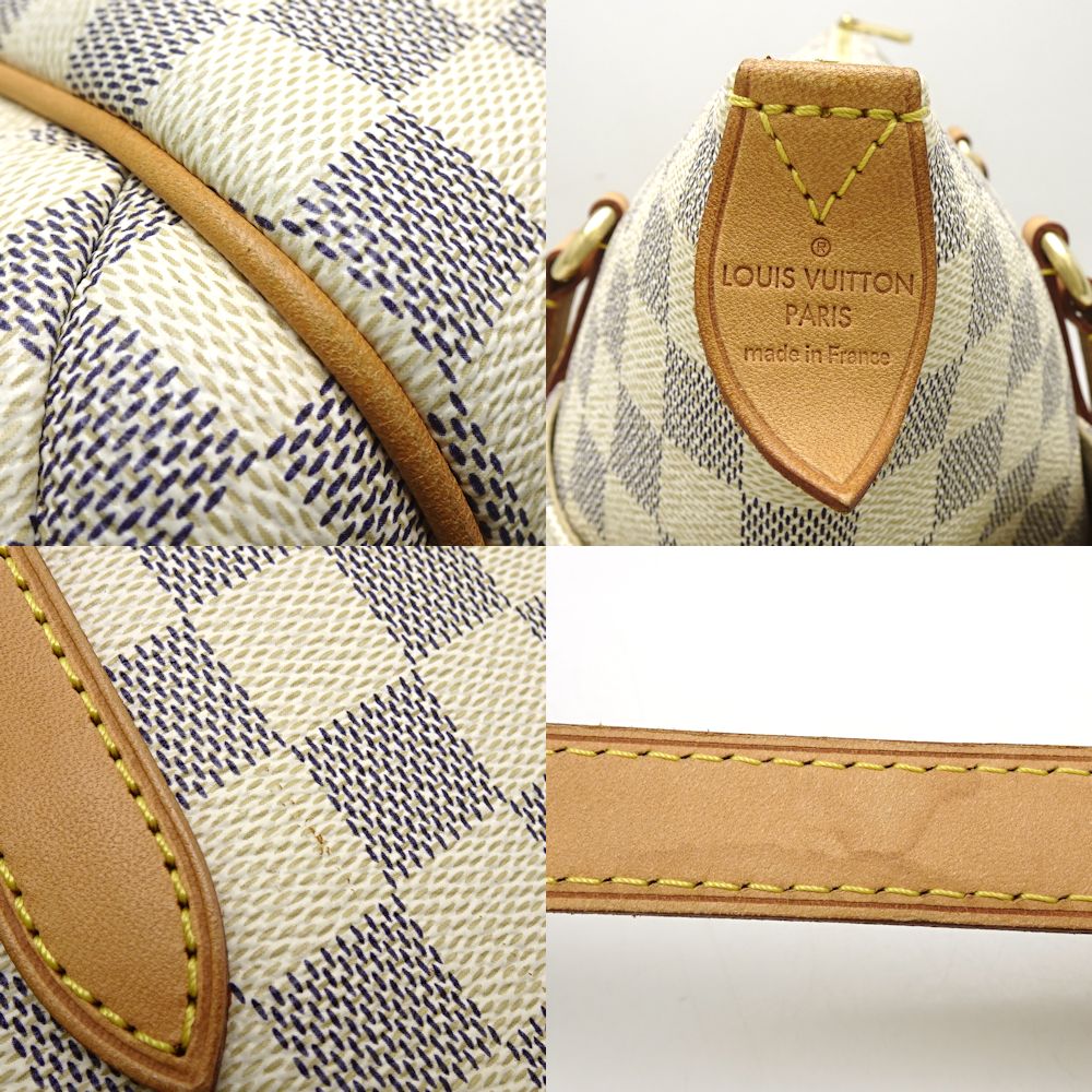 Louis Vuitton Damier Azur Totally MM Tote Bag White