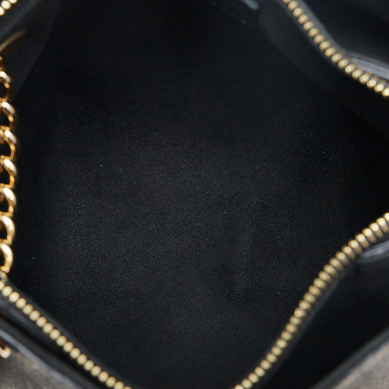Louis Vuitton Surenne BB Chain Shoulder Bag Brown