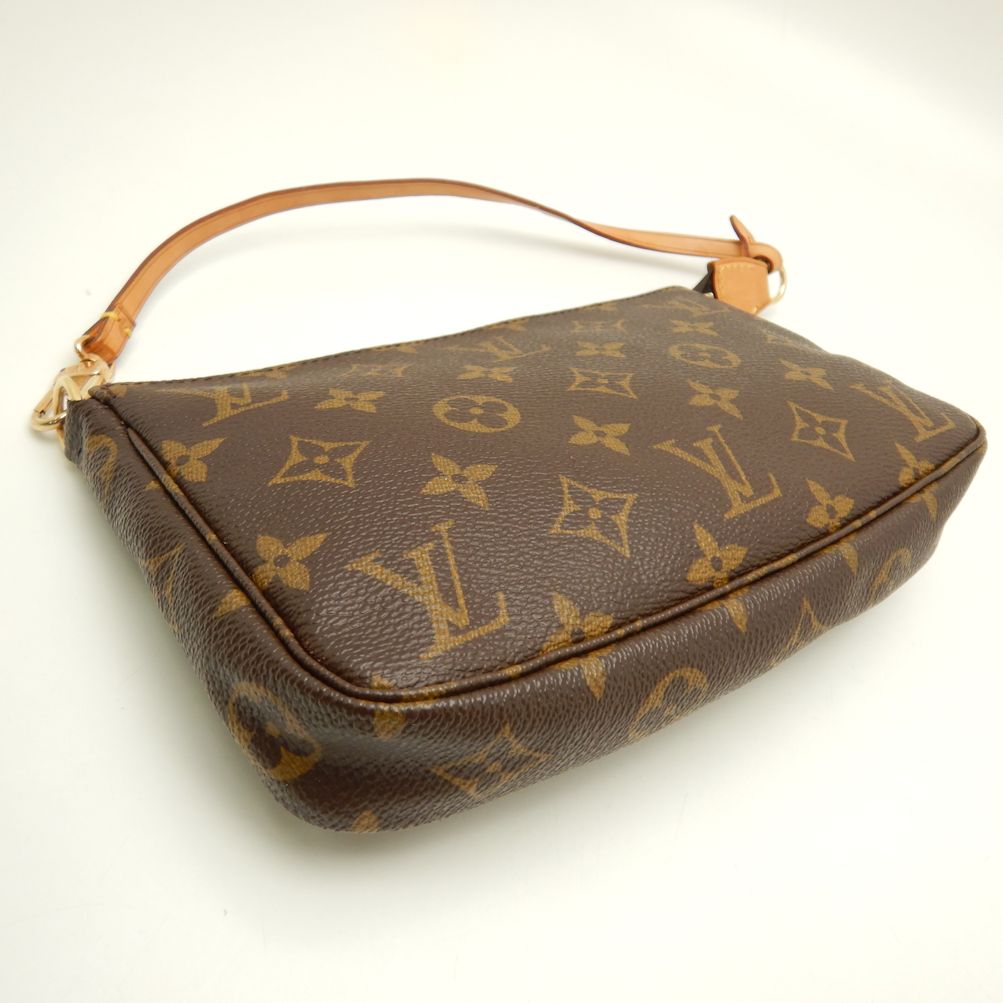 Louis Vuitton  Monogram Pochette Accessoires Brown Accessory Pouch
